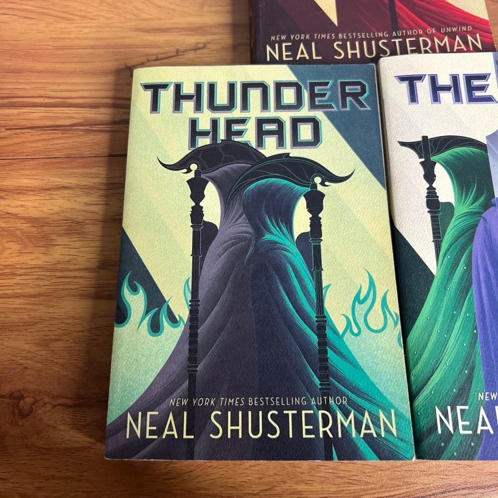 Neal Shusterman Arc Of Scythe Trilogy Set Scythe Thunderhead The Toll Paperback‎